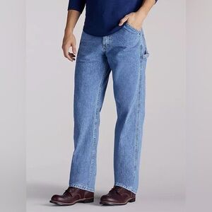 Lee Men's Carpenter Jeans Light Wash Pockets